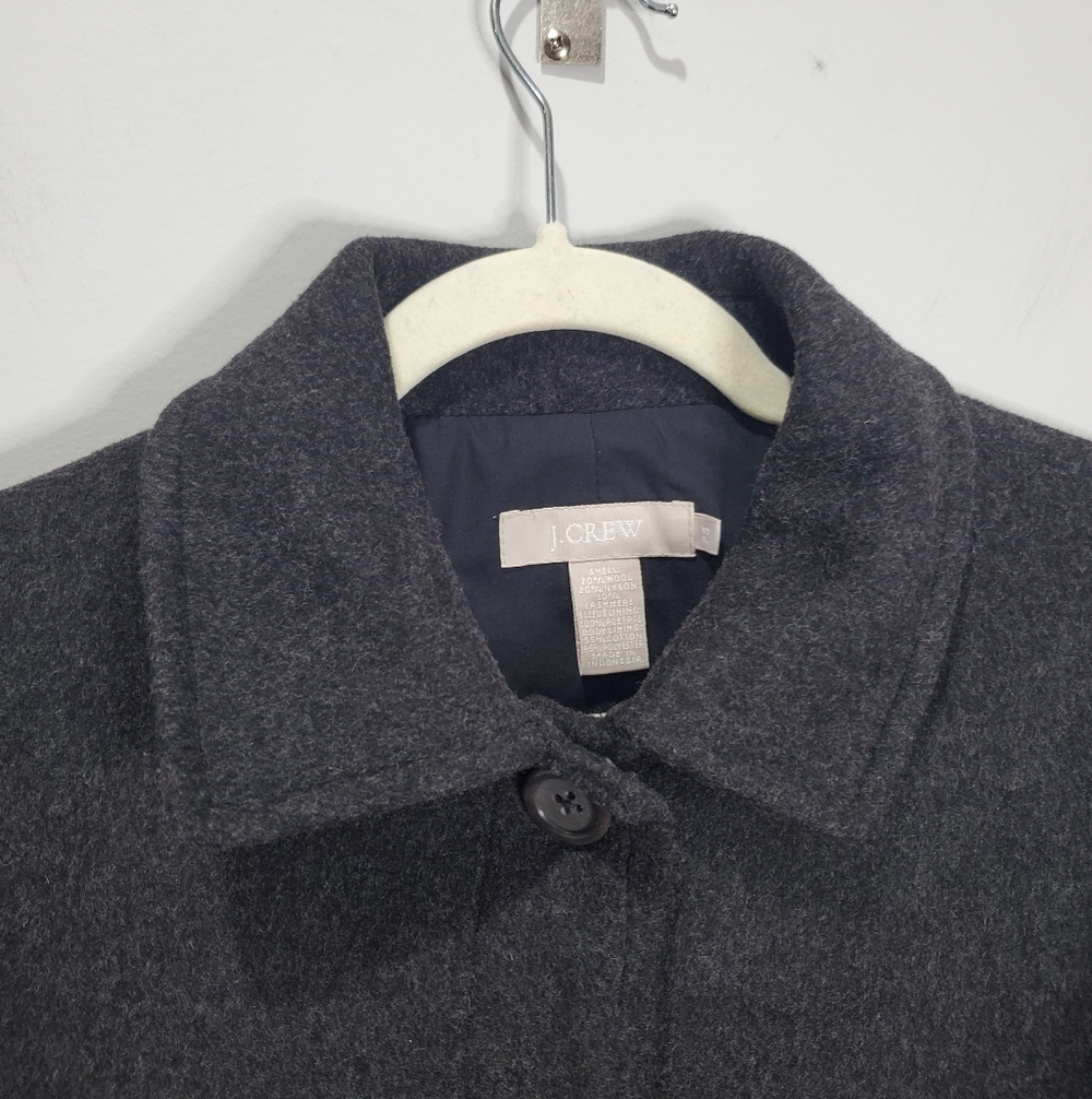 J. Crew Women's Wool Cashmere Blend Coat Size SP - Picture 6 of 14